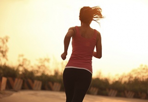 Jogging Im Herbst Zielpunkte Anvisieren Jogging Im Herbst Zielpunkte Anvisieren